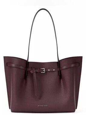 New with Tag! Michael Kors Emilia Large Bag Burgundy Color